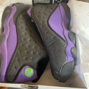 Jordan retro 13. Black and purple. Like new. Size 11